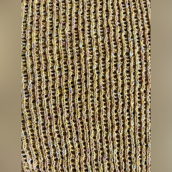 Free people oversized loose knit Dolman batwing layering cold shoulder sweater L - Picture 5 of 9